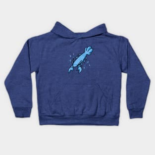 Blue Lobster Kids Hoodie